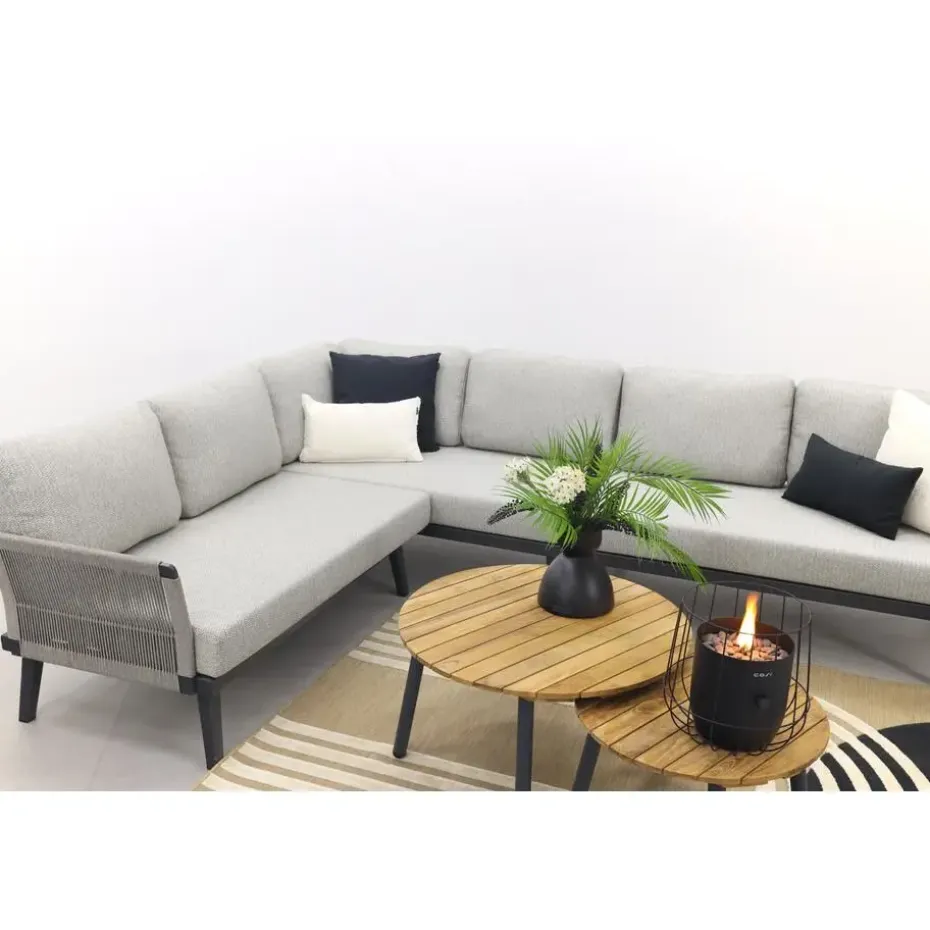 Durban/mindo loungeset - hoekbank - 3-delig