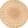 Dutch Lifestyle - Jute - Vloerkleed - 150x150 cm - Beige