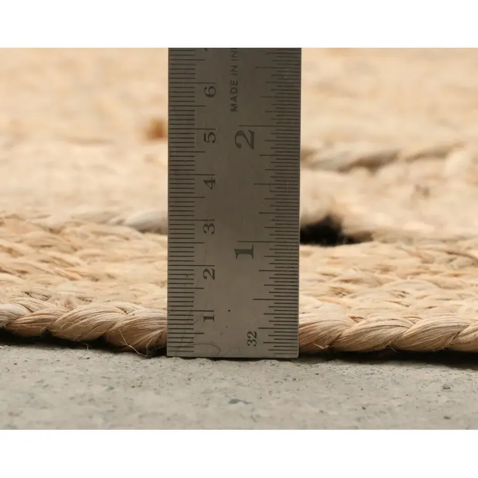 Dutch Lifestyle - Jute - Vloerkleed - 150x150 cm - Beige