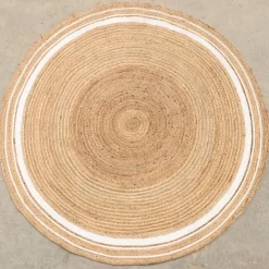 Dutch Lifestyle - Jute - Vloerkleed - 150x150 cm - Beige