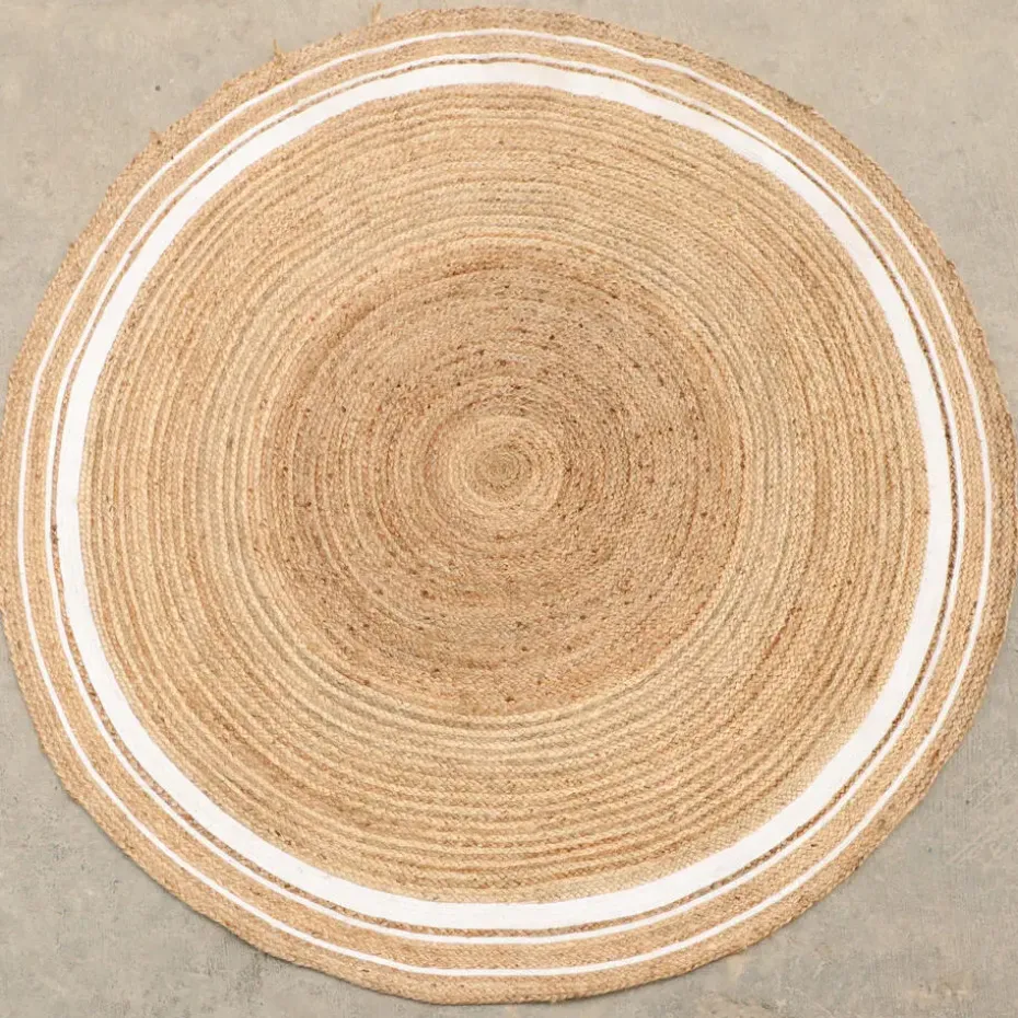 Dutch Lifestyle - Jute - Vloerkleed - 150x150 cm - Beige