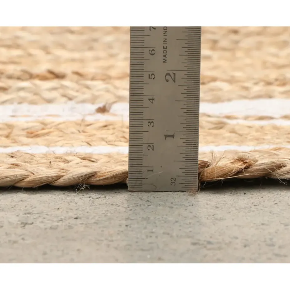 Dutch Lifestyle - Jute - Vloerkleed - 150x150 cm - Beige