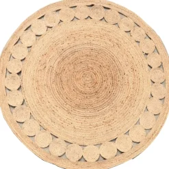 Dutch Lifestyle - Jute - Vloerkleed - 200x200 cm - Beige