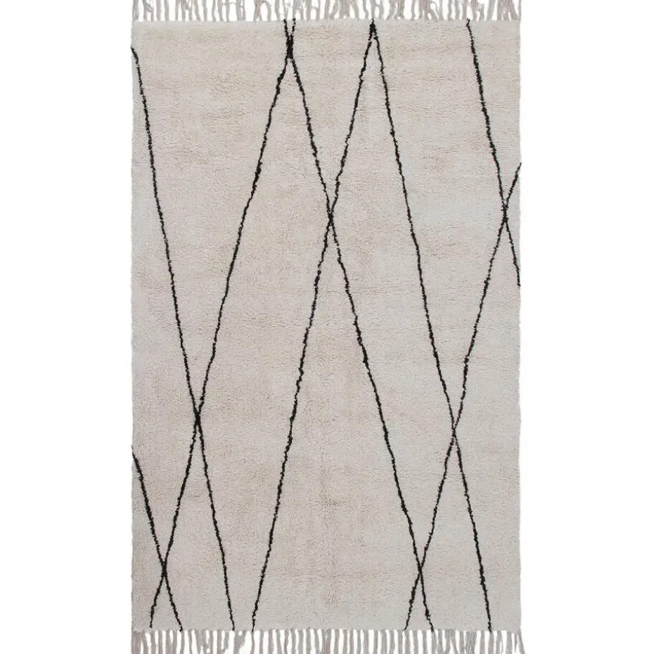 Dutch Lifestyle - Katoen - Vloerkleed - 230x160cm - Wit