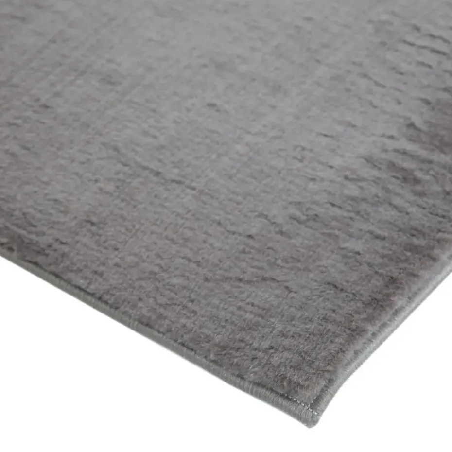 Dutch Lifestyle - Polyester - Vloerkleed - 60x120cm - Grijs
