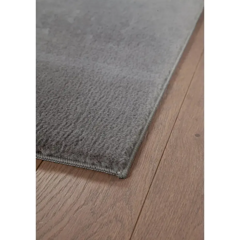 Dutch Lifestyle - Polyester - Vloerkleed - 60x120cm - Grijs