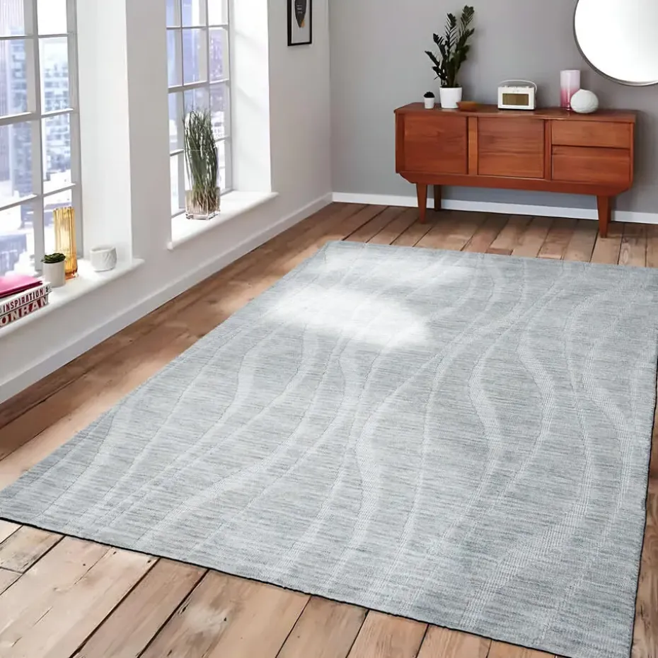 Dutch Lifestyle - Polyester - Vloerkleed - 160x230cm - Grijs