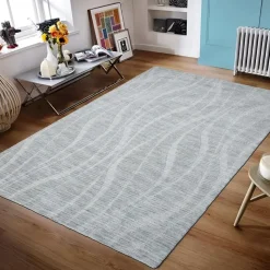 Dutch Lifestyle - Polyester - Vloerkleed - 195x300cm - Grijs