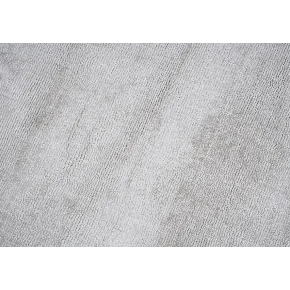 Dutch Lifestyle - Viscose - Vloerkleed - 195cm rond - Grijs