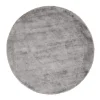 Dutch Lifestyle - Viscose - Vloerkleed - 195cm rond - Grijs