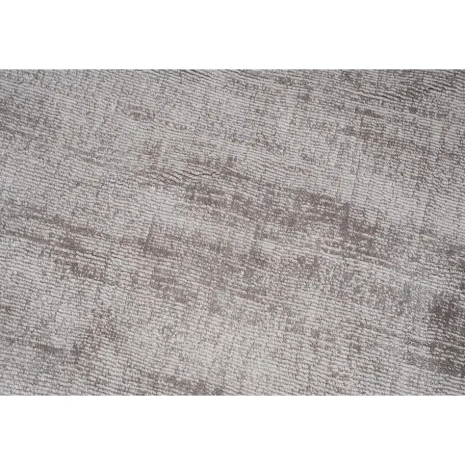 Dutch Lifestyle - Viscose - Vloerkleed - 195cm rond - Grijs