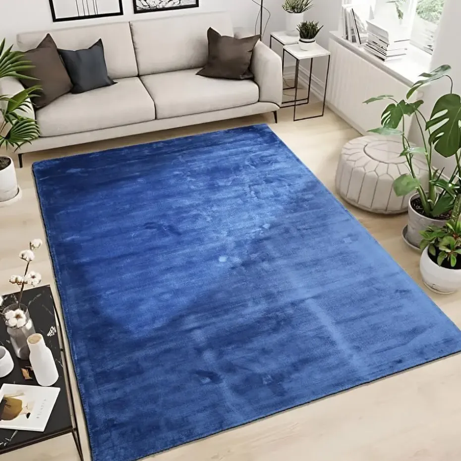 Dutch Lifestyle - Viscose - Vloerkleed - 195x300cm - Blauw