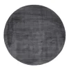 Dutch Lifestyle - Viscose - Vloerkleed - 195cm rond - Grijs