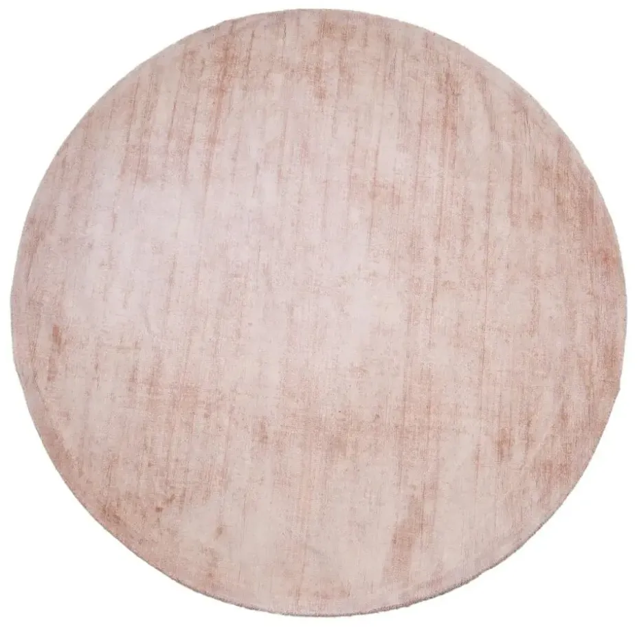 Dutch Lifestyle - Viscose - Vloerkleed - 195cm rond - Roze