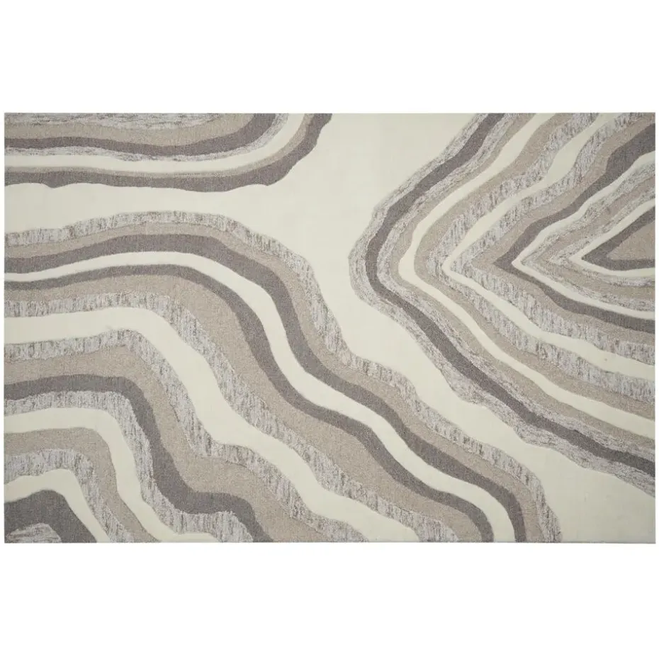 Dutch Lifestyle - Wol - Vloerkleed - 160x230cm - Grijs