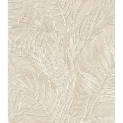Dutch Wallcoverings - Grace Tropical palm leaf beige - GR322102
