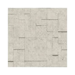 Dutch Wallcoverings - Horizons tegels/dessin donkerbeige - 0,53x10,05m