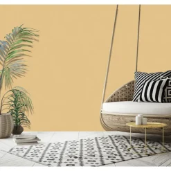Dutch Wallcoverings - Jungle Fever uni oker - 0,53x10,05m