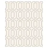Dutch Wallcoverings - Myriad Kerala Trellis wit/zilver - 0,53x10,05m