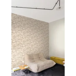 Dutch Wallcoverings - Nomad Dax steen beige - 0,53x10,05m