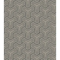Dutch Wallcoverings - Onyx dessin grijs/beige - 0,53x10,05m