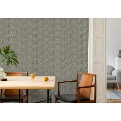 Dutch Wallcoverings - Onyx dessin grijs/beige - 0,53x10,05m
