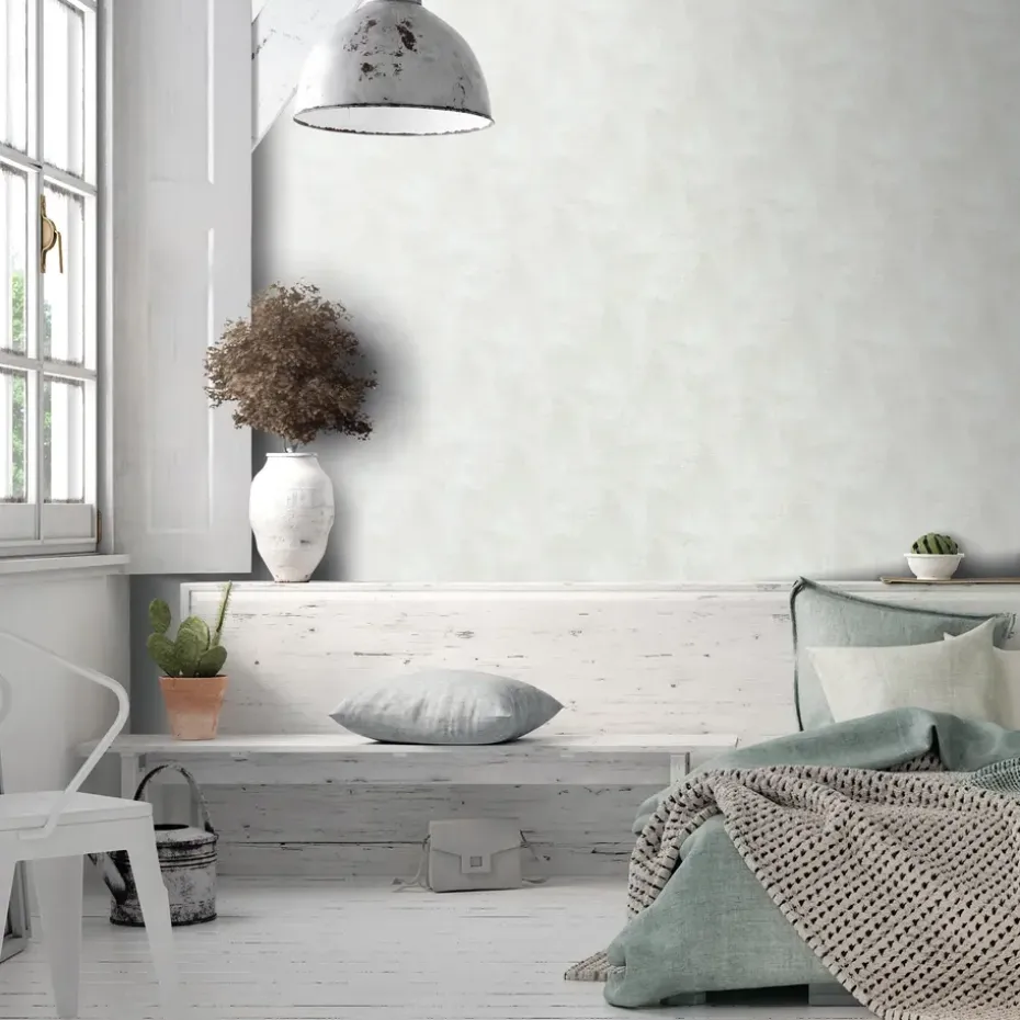 Dutch Wallcoverings - Solitär chalk light grey - 0,53x10,05m