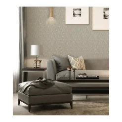 Dutch Wallcoverings - Wallstitch hexagonal grey - 0,53x10,05m