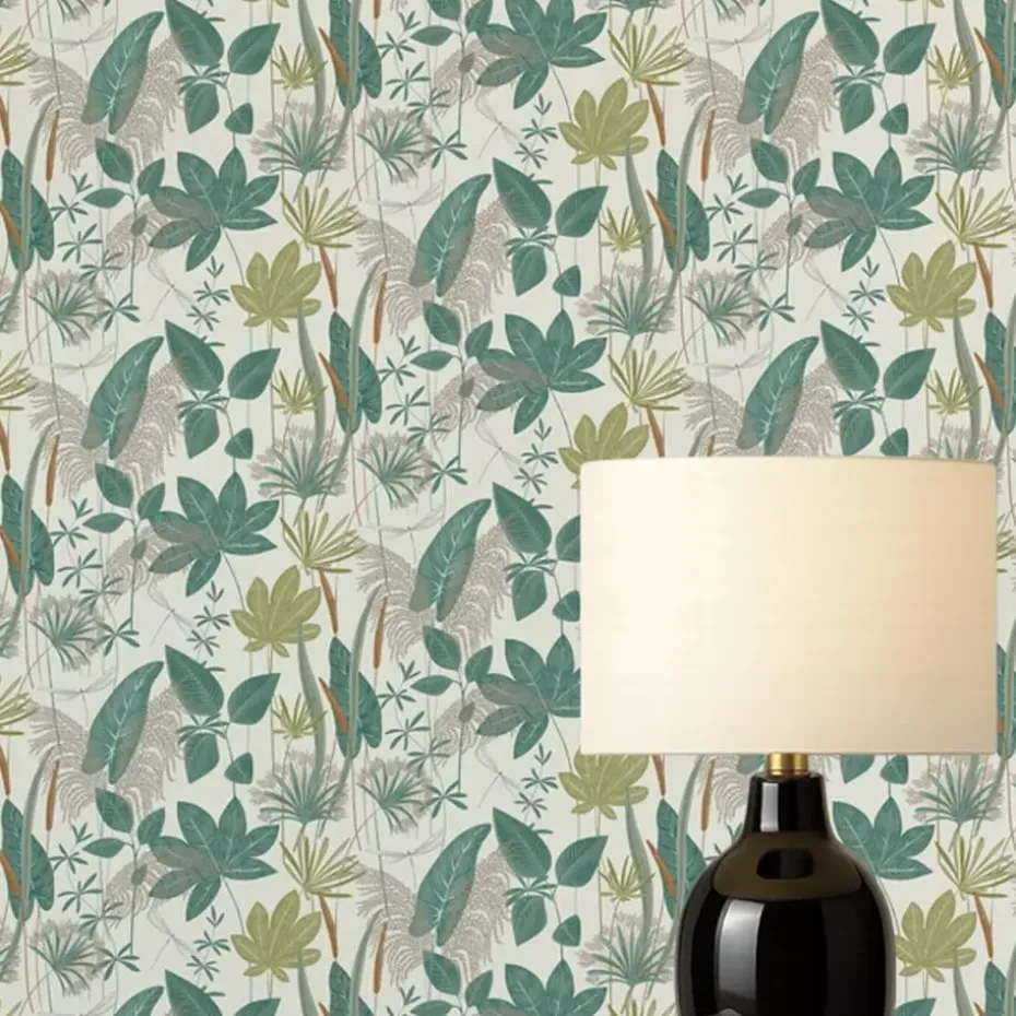 Dutch Wallcoverings Vliesbehang Arcadia loma - groen - 10,05m x 53cm
