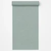 Dutch Wallcoverings Vliesbehang Linen & Textures uni - lightgreen - 10m x 53cm