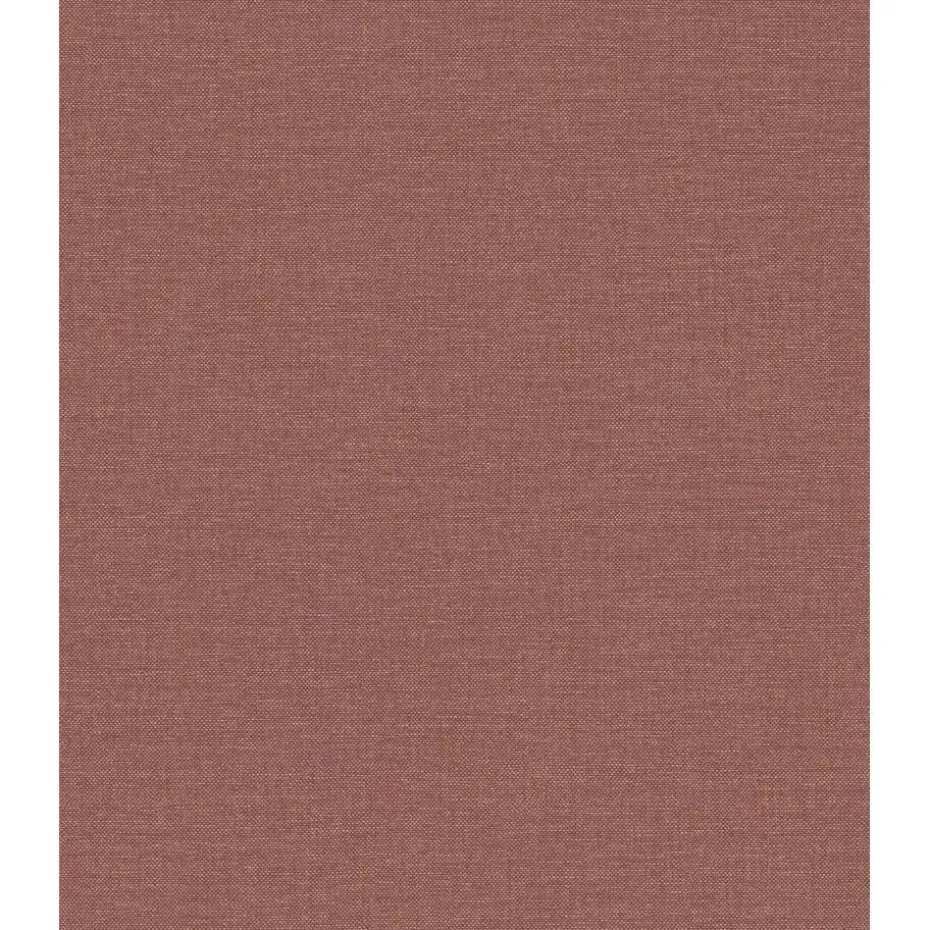 Dutch Wallcoverings Vliesbehang Linen & Textures uni - rood - 10,05m x 53cm