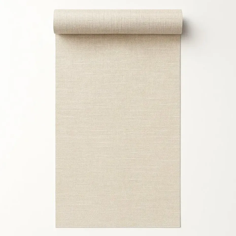 Dutch Wallcoverings Vliesbehang Embellish thread effect - wit - 10,05m x 53cm