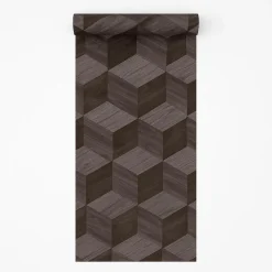 Dutch Wallcoverings Vliesbehang Renaissance natural cube - grijs - 10,05m x 53cm