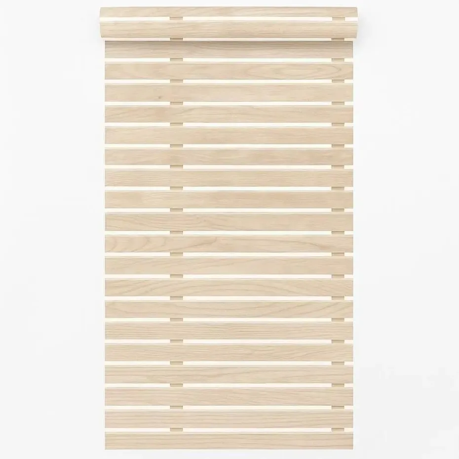 Dutch Wallcoverings Vliesbehang Artifice planken - beige/wit - 10,05m x 53cm
