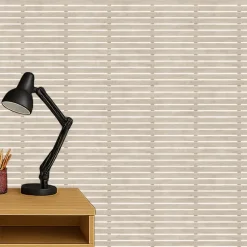 Dutch Wallcoverings Vliesbehang Artifice planken - beige/wit - 10,05m x 53cm
