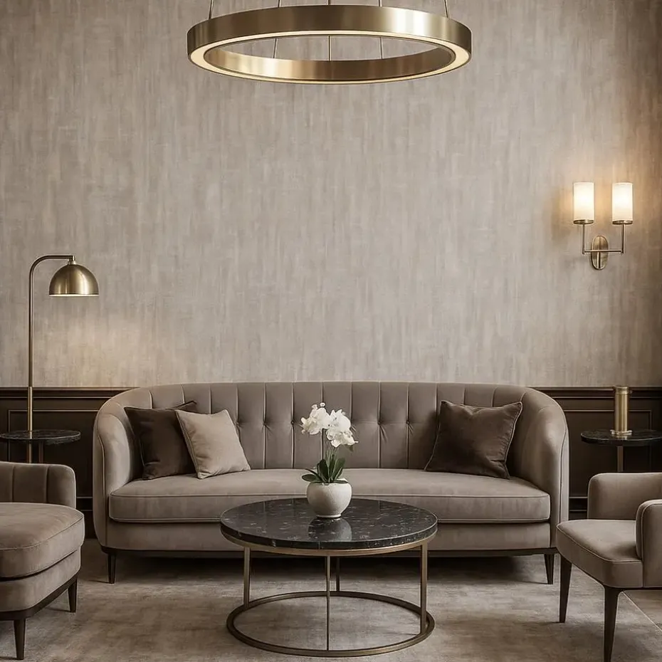 Dutch Wallcoverings Vliesbehang Renaissance basket weave - grijs - 10,05m x 53cm