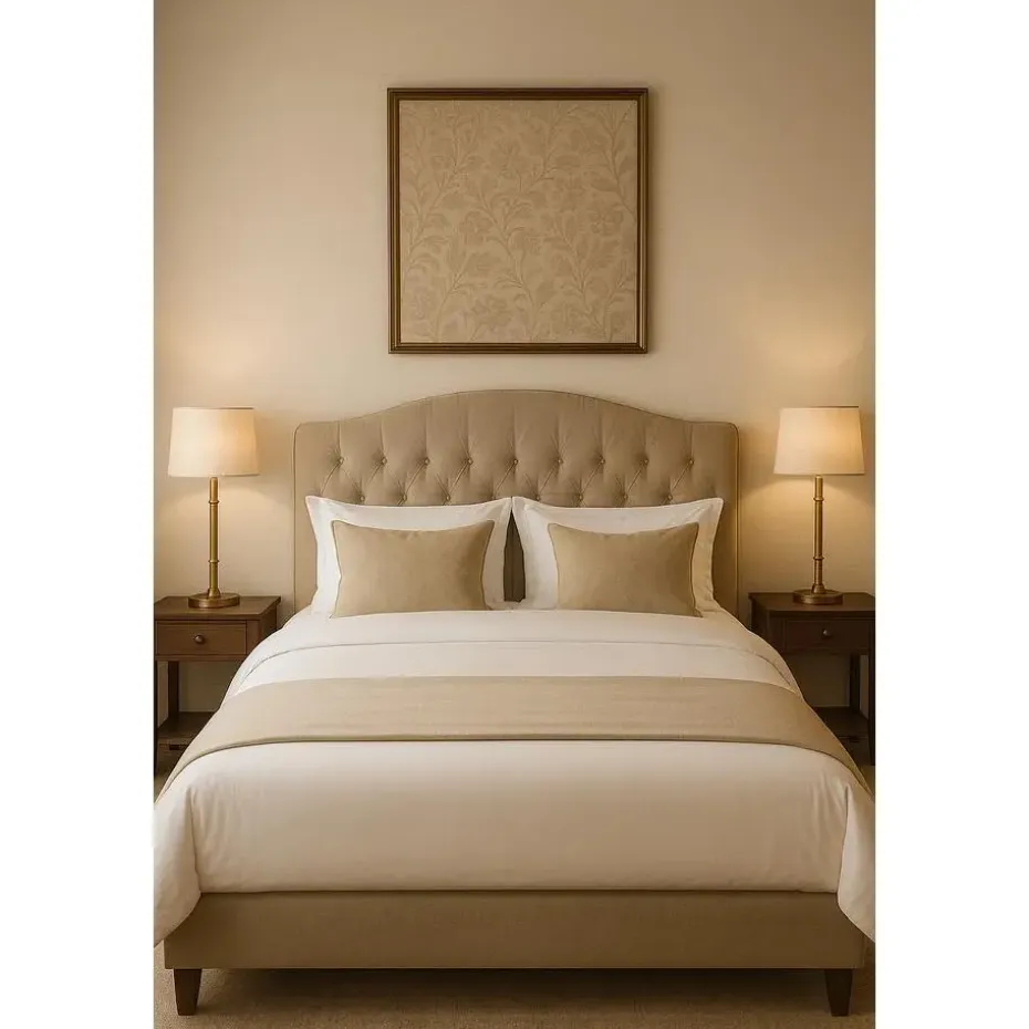 Dutch Wallcoverings Vliesbehang Linen & Textures uni - beige - 10,05m x 53cm