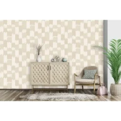 Dutch Wallcoverings Vliesbehang Renaissance textured loom - beige - 10m x 53cm
