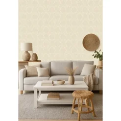 Dutch Wallcoverings Vliesbehang Arcadia patano - beige - 10,05m x 53cm