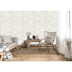 Dutch Wallcoverings Vliesbehang Renaissance blossom - wit - 10,05m x 53cm
