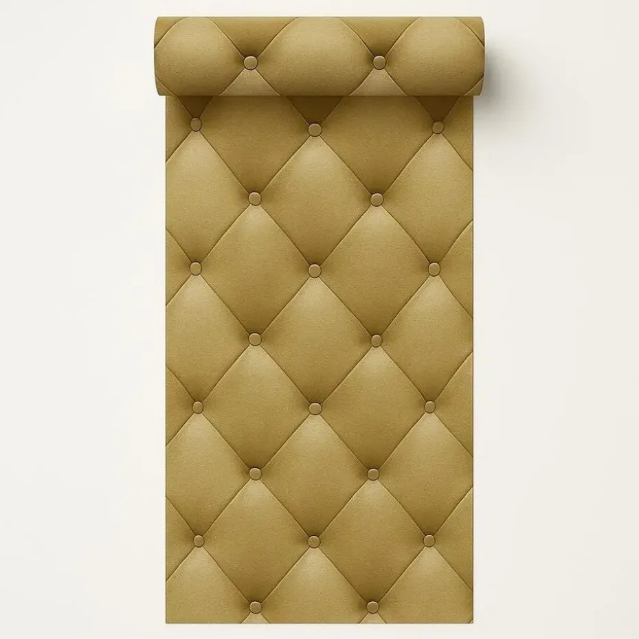 Dutch Wallcoverings Vliesbehang Artifice kapiton - oker - 10,05m x 53cm