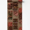 Dutch Wallcoverings Vliesbehang Artifice planken/planten - beige/grn - 10mx53cm