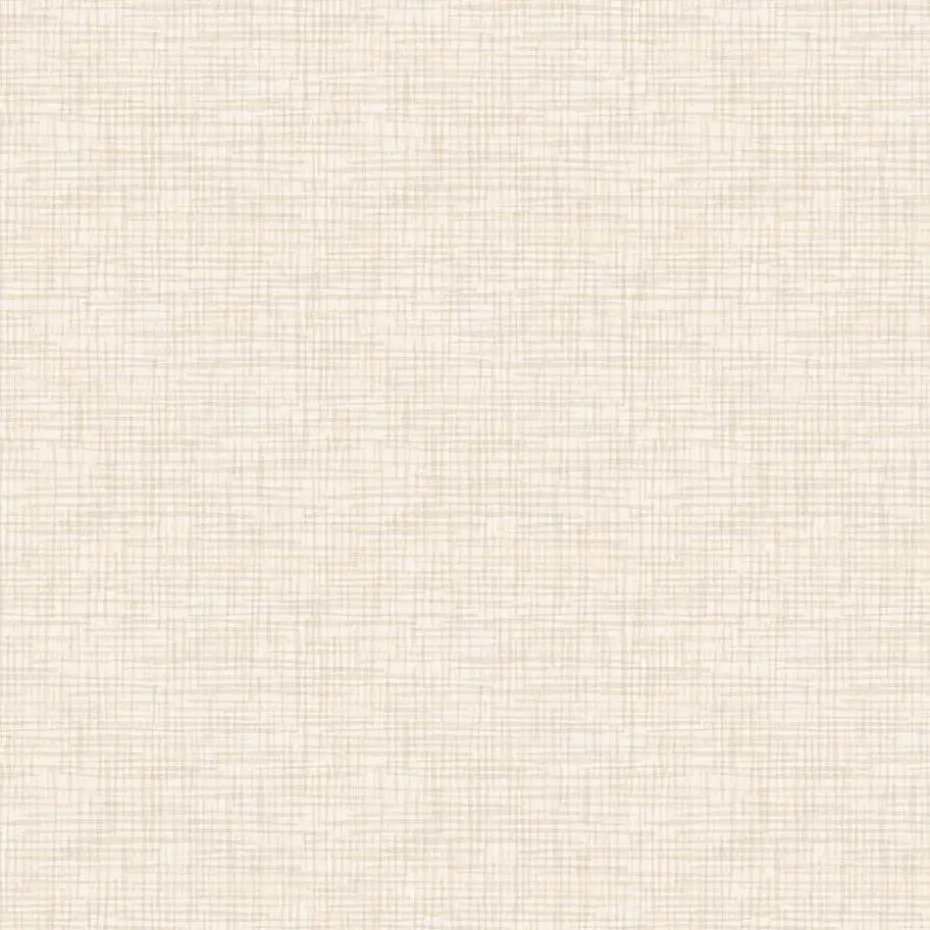 Dutch Wallcoverings Vliesbehang Fabric Touch weave - crème - 10,05m x 53cm
