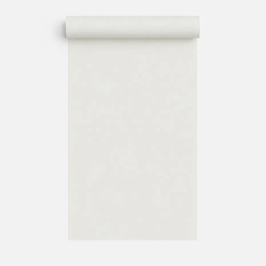 Dutch Wallcoverings Vliesbehang Linen & Textures uni - offwhite - 10,05m x 53cm