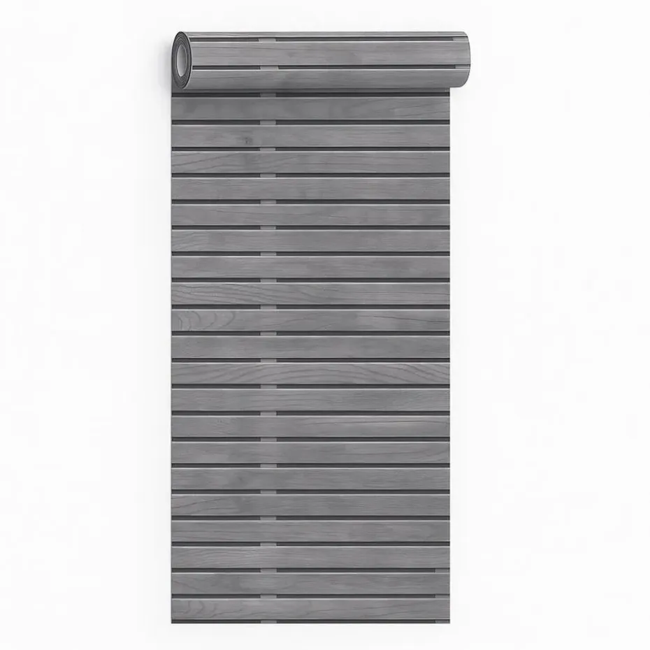 Dutch Wallcoverings Vliesbehang Artifice planken - zwart - 10,05m x 53cm