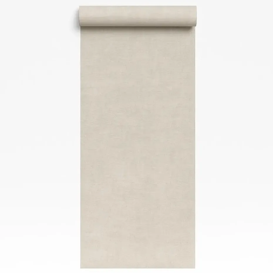 Dutch Wallcoverings Vliesbehang Linen & Textures uni - beige - 10,05m x 53cm