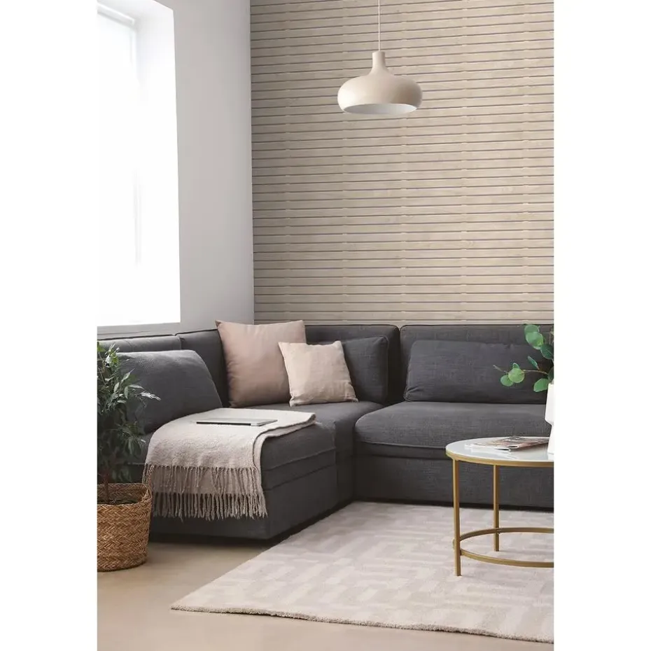 Dutch Wallcoverings Vliesbehang Artifice planken - beige - 10,05m x 53cm