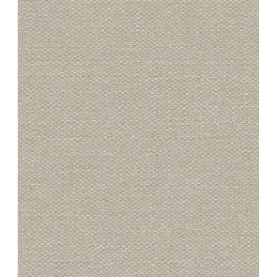 Dutch Wallcoverings Vliesbehang Linen & Textures uni - taupe - 10,05m x 53cm
