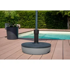 EDA Parasolvoet Rattan - rond - groen - D45 cm - 20 liter
