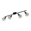 EDI light Zapata 1 Opbouwspot - 4 lichts - G9 - Glas - Amber
